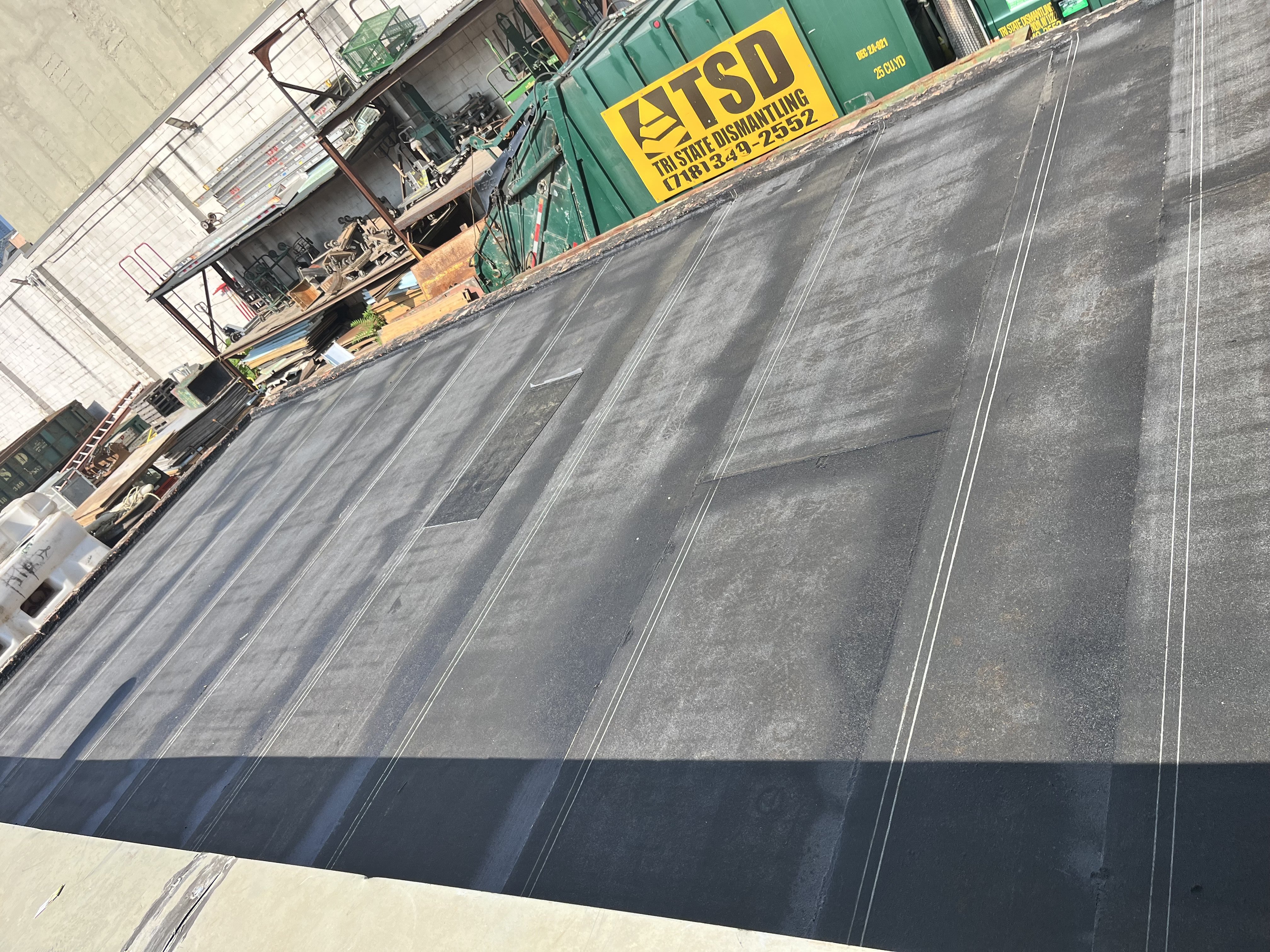 Flat roofing