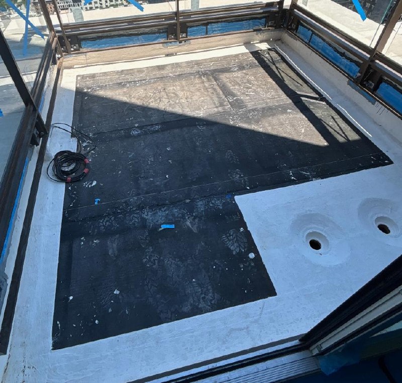 Flat roof project