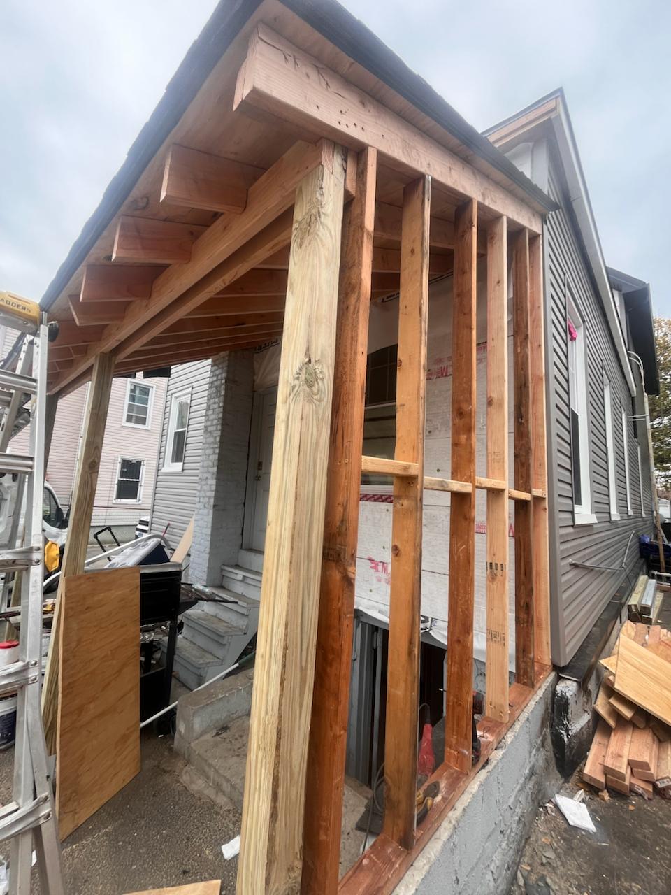 Siding project — framing