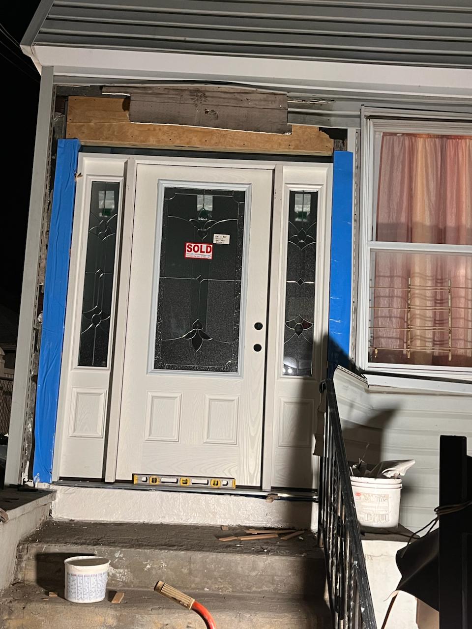 Siding project — after
